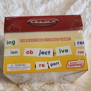 Syllabuilders Game - Red, Yellow Brand New